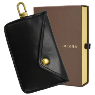 【日本防犯学校 推奨】arcana 3層構造の長持ちリレーアタック防止用キーケース 電波遮断ポーチ 自動車盗難防止